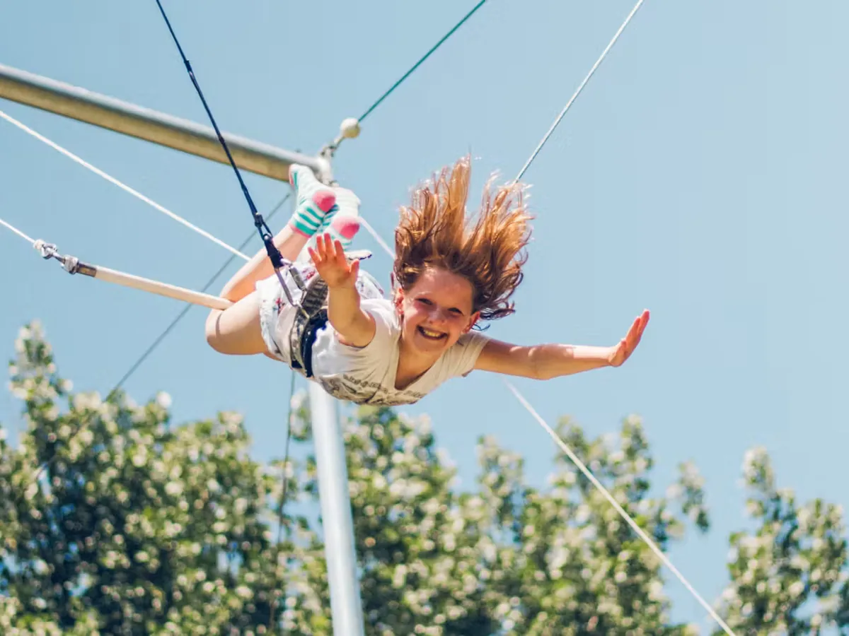 Circus activity at Berkshire Trails Camp