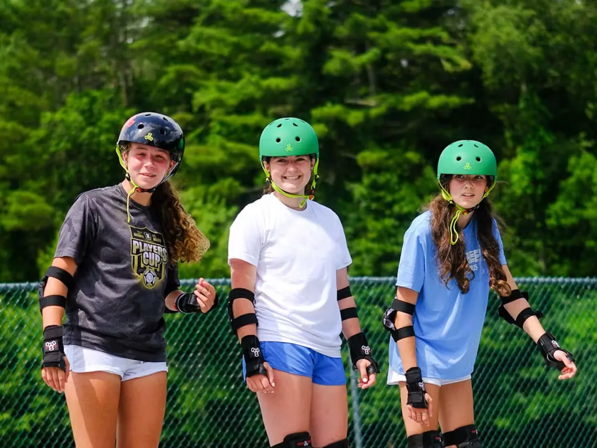 Teen campers at Berkshire Trails Camp