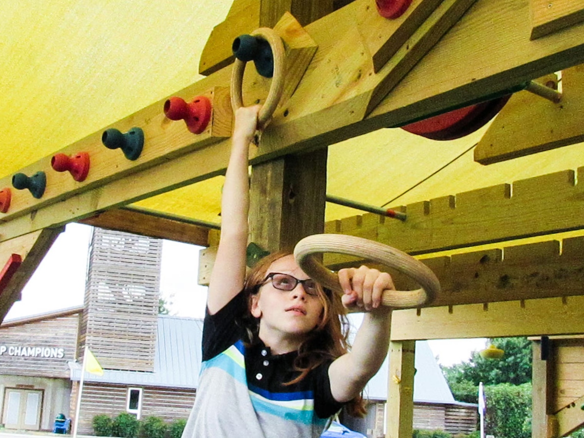 Ropes course at Camp Champions