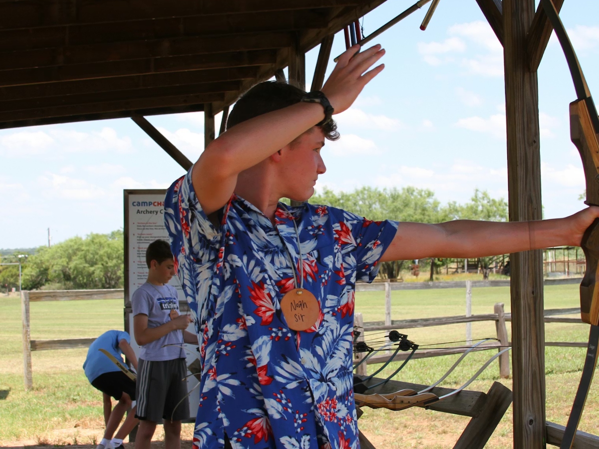 Archery at Camp Champions