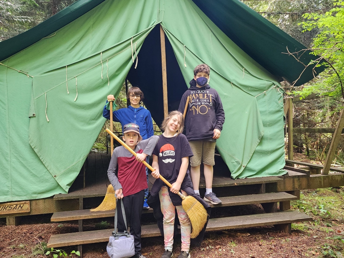 Kids at Camp Killoqua