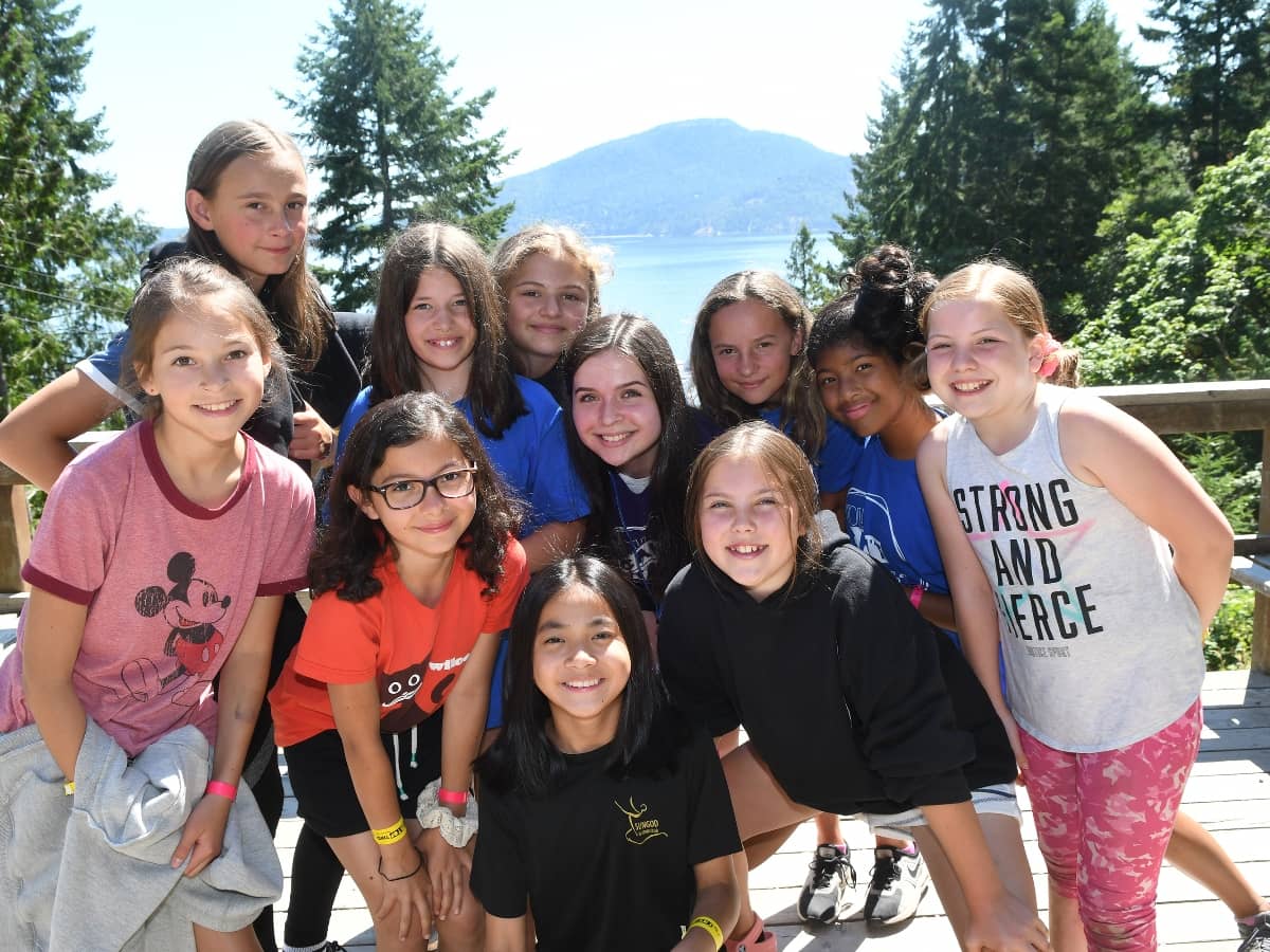Group of girls taking a picture
