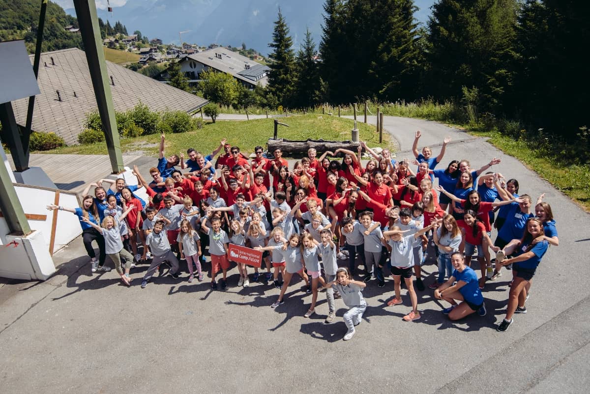 Summer camp group photo