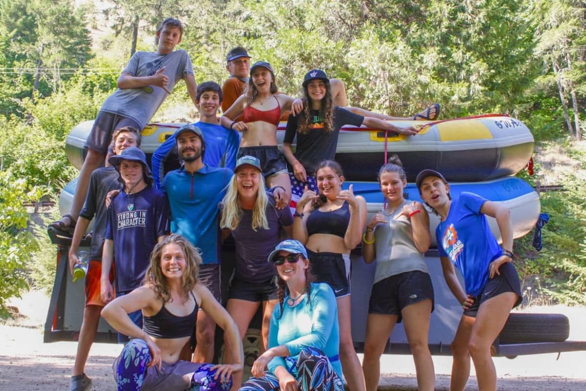 Boating at Camp Tawonga