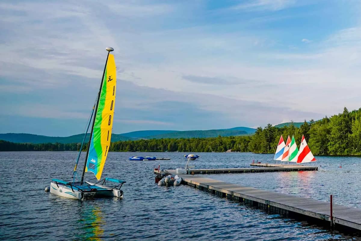 Sailing at Camp Walt Whitman