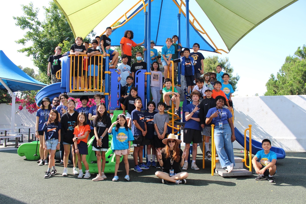 Kids outdoors at PlanetBravo