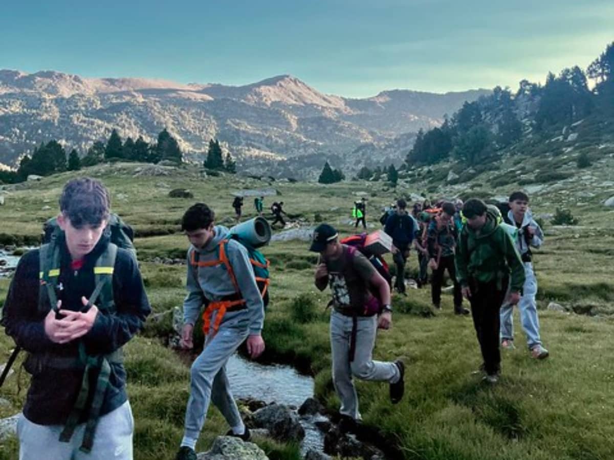 Pyrene Summer camp hiking