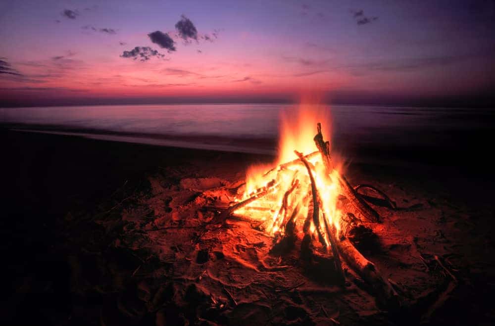 campfire in michigan