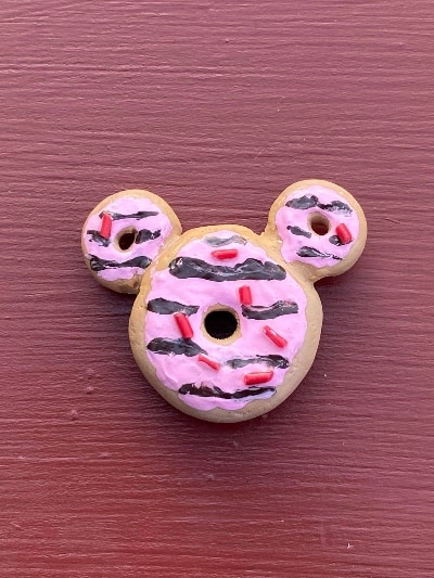 donut face clay figure